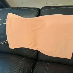 Spaghetti Strap Nude Pink Dress